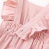 imageSimplee kids Newborn Boys Girls Ruffle Romper Summer Outfit Jumpsuit Linen Embroidery Bodysuits WhiteAaapink
