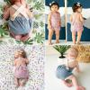 imageSimplee kids Newborn Infant Baby Boy Girl Summer Romper Jumpsuit Sleeveless Backless Overalls Outfits for Spring FallAbeige