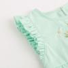 imageSimplee kids Newborn Infant Rompers Baby Girls Summer Ruffle Sleeveless Embroidery Bodysuit OutfitsBbmint Green