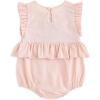 imageSimplee kids Newborn Infant Rompers Baby Girls Summer Ruffle Sleeveless Embroidery Bodysuit OutfitsBbpink