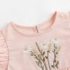 imageSimplee kids Newborn Infant Rompers Baby Girls Summer Ruffle Sleeveless Embroidery Bodysuit OutfitsBbpink