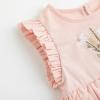 imageSimplee kids Newborn Infant Rompers Baby Girls Summer Ruffle Sleeveless Embroidery Bodysuit OutfitsBbpink