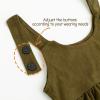 imageSimplee kids Toddler Girl Casual Dress for Spring Girls Skrit with PocketArmy Green