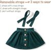 imageSimplee kids Toddler Girl Casual Dress for Spring Girls Skrit with PocketTfallteal Green