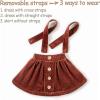 imageSimplee kids Toddler Girl Casual Dress for Spring Girls Skrit with PocketTfallwine Red