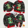 imageSimplee kids Ugly Christmas Sweater Family Matching Outfits for Holiday Party Knitted PulloverGblackdinosaur