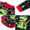 imageSimplee kids Ugly Christmas Sweater Family Matching Outfits for Holiday Party Knitted PulloverGblackdinosaur