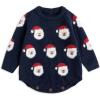 imageSimplee kids Ugly Christmas Sweater Family Matching Outfits for Holiday Party Knitted PulloverSantanavybaby