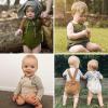 imageSimplee kids Animal Bunny Baby Easter Romper Long Ear Rabbit Hoodie Romper Jumpsuit with ZipperBzcombo7snaps