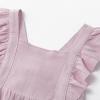 imageSimplee kids Baby Boys Girls Ruffle Romper Summer Outfit Jumpsuit Linen BodysuitsApurple