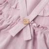 imageSimplee kids Baby Boys Girls Ruffle Romper Summer Outfit Jumpsuit Linen BodysuitsApurple