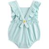 imageSimplee kids Baby Boys Girls Ruffle Romper Summer Outfit Jumpsuit Linen BodysuitsBoutfits1