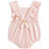 imageSimplee kids Baby Boys Girls Ruffle Romper Summer Outfit Jumpsuit Linen BodysuitsBoutfits3
