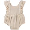 imageSimplee kids Baby Boys Girls Ruffle Romper Summer Outfit Jumpsuit Linen BodysuitsBoutfits3