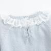 imageSimplee kids Baby Girls Kint Romper Fall Long Sleeve Rompers Newborn Baby Solid Overall Jumpsuit OutfitsLight Blue