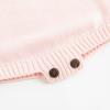 imageSimplee kids Baby Girls Kint Romper Fall Long Sleeve Rompers Newborn Baby Solid Overall Jumpsuit OutfitsPink