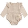imageSimplee kids Baby Girls Linen Handmade Jumpsuit Summer Long Sleeve Jumpsuit Newborn BabyKhaki