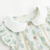 imageSimplee kids Baby Girls Romper Sleeveless Summer Outfits Rompers baby rompers girl Floral Pattern Button One Piece OutfitAbblue