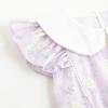imageSimplee kids Baby Girls Romper Sleeveless Summer Outfits Rompers baby rompers girl Floral Pattern Button One Piece OutfitAbpurple