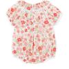 imageSimplee kids Baby Girls Romper Sleeveless Summer Outfits Rompers baby rompers girl Floral Pattern Button One Piece OutfitBared Floral