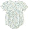 imageSimplee kids Baby Girls Romper Sleeveless Summer Outfits Rompers baby rompers girl Floral Pattern Button One Piece OutfitBbblueyellow Floral