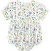 imageSimplee kids Baby Girls Romper Sleeveless Summer Outfits Rompers baby rompers girl Floral Pattern Button One Piece OutfitBbmulticolor Floral