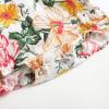 imageSimplee kids Baby Girls Summer Romper Onesie Infant Newborn Floral Ruffled Sleeveless BodysuitEred