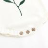 imageSimplee kids Baby Girls Sunflower Knit Rompers Knit Clothes for Newborn Baby GirlsIwhite