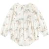 imageSimplee kids Baby Infant Girls Cotton Long Sleeve Summer Ruffle Romper 324 MonthsArabbit Floral