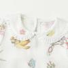 imageSimplee kids Baby Infant Girls Cotton Short Sleeve Summer Ruffle Romper 324 MonthsAbwhite