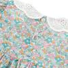 imageSimplee kids Baby Infant Girls Cotton Short Sleeve Summer Ruffle Romper 324 MonthsAgreen Floral