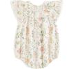 imageSimplee kids Baby Infant Girls Cotton Short Sleeve Summer Ruffle Romper 324 MonthsBbunny Floral