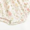 imageSimplee kids Baby Infant Girls Cotton Short Sleeve Summer Ruffle Romper 324 MonthsBbunny Floral