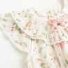 imageSimplee kids Baby Infant Girls Cotton Short Sleeve Summer Ruffle Romper 324 MonthsBbunny Floral