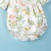 imageSimplee kids Baby Infant Girls Cotton Short Sleeve Summer Ruffle Romper 324 MonthsCcfloral