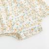 imageSimplee kids Baby Infant Girls Cotton Short Sleeve Summer Ruffle Romper 324 MonthsDyellow Floral
