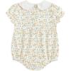 imageSimplee kids Baby Infant Girls Cotton Short Sleeve Summer Ruffle Romper 324 MonthsDyellow Floral