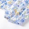 imageSimplee kids Baby Infant Girls Cotton Sleeveless Summer Ruffle Romper Outfits 324 MonthsDpblue Floral
