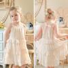 imageSimplee kids Girls Dresses Sleeveless Linen Teen Dresses Casual Summer DressApricot