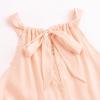 imageSimplee kids Girls Dresses Sleeveless Linen Teen Dresses Casual Summer DressFlesh Pink