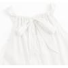 imageSimplee kids Girls Dresses Sleeveless Linen Teen Dresses Casual Summer DressWhite