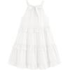 imageSimplee kids Girls Dresses Sleeveless Linen Teen Dresses Casual Summer DressWhite