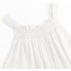 imageSimplee kids Girls Dresses Sleeveless Linen Teen Dresses Casual Summer DressWhite
