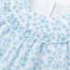 imageSimplee kids Infant Baby Girls Floral Rompers Little Girls Floral Onesie Jumpsuit Romper 324MElight Blue