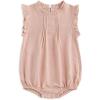 imageSimplee kids Baby Girls Romper Summer Onesie Button Sleeveless Baby Girl Outfit Jumpsuit2apink