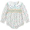 imageSimplee kids Baby Infant Girls Cotton Long Sleeve Summer Ruffle Romper 324 MonthsDgreenlong Sleeves