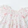 imageSimplee kids Baby Girl Dress Toddler Casual Dresses Summer Solid Color Floral Girl ClothesAaapink