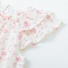 imageSimplee kids Baby Girl Dress Toddler Casual Dresses Summer Solid Color Floral Girl ClothesAaapink