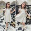 imageSimplee kids Baby Girl Dress Toddler Casual Dresses Summer Solid Color Floral Girl ClothesAcolorful