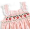 imageSimplee kids Baby Girl Dress Toddler Casual Dresses Summer Solid Color Floral Girl ClothesCpink